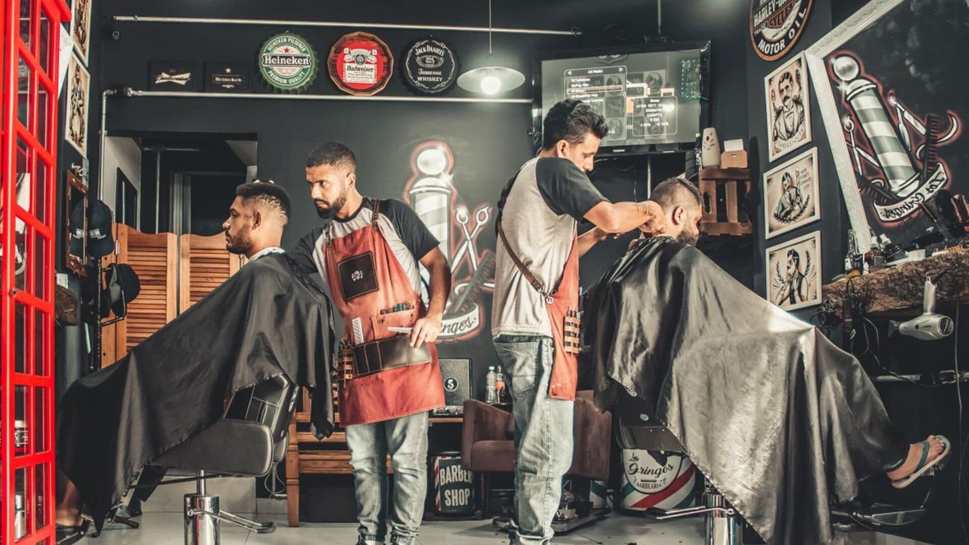 Placeholder barbering photography — fade and lineup craft (catalog asset)